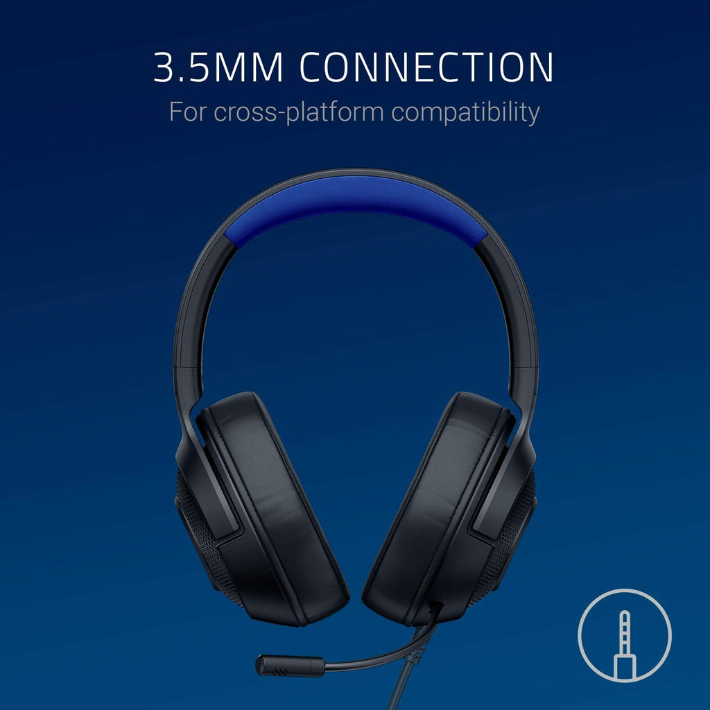 Razer Kraken X Ultralight Gaming Headset with 7.1 Surround Sound, Black