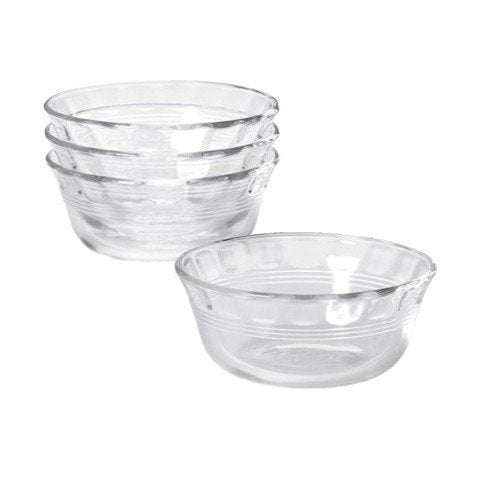 Pyrex Original 10 oz Glass Custard Cups, 4-Pack
