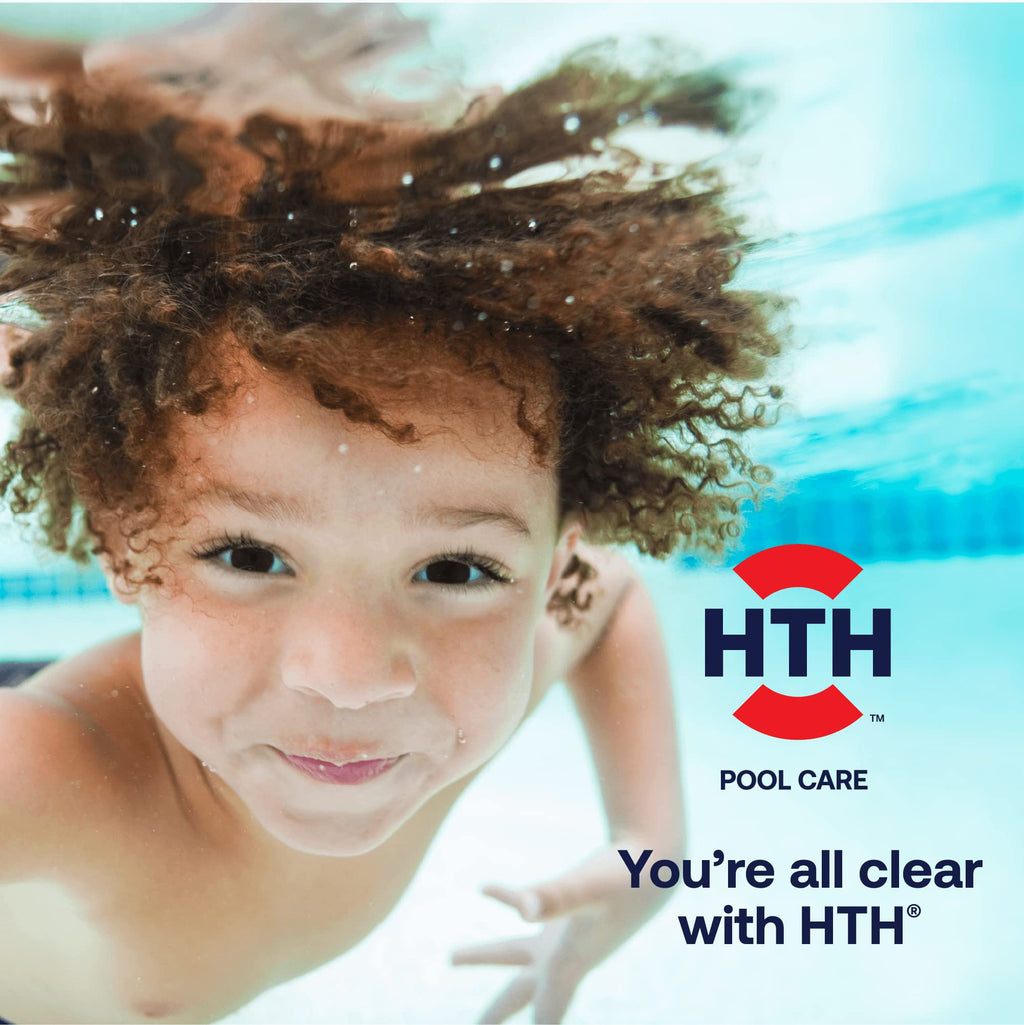 HTH 52044 Swimming Pool Shock Advanced and Test Strips, 1lb (Pack of 15)