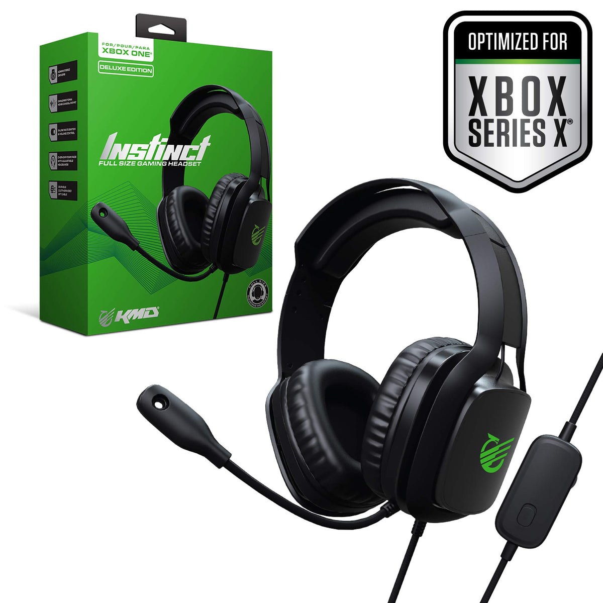KMD Instinct Deluxe Wired Gaming Headset for Xbox One / Series X