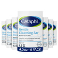 Cetaphil Gentle Cleansing Bar for Dry to Normal Sensitive Skin, 4.5 oz, 6-Pack