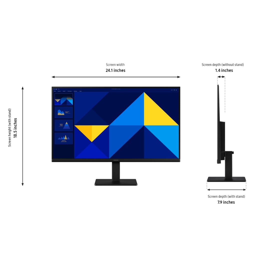 Samsung Essential S3 27-inch IPS Monitor, 100Hz (LS27D304GANXZA)