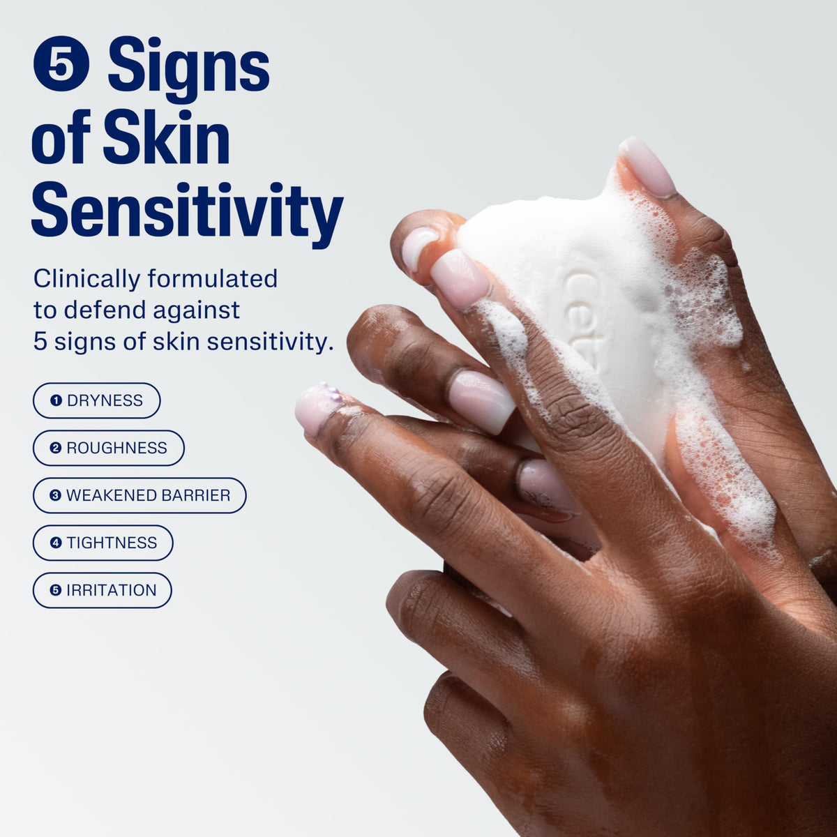 Cetaphil Gentle Cleansing Bar for Dry to Normal Sensitive Skin, 4.5 oz, 6-Pack