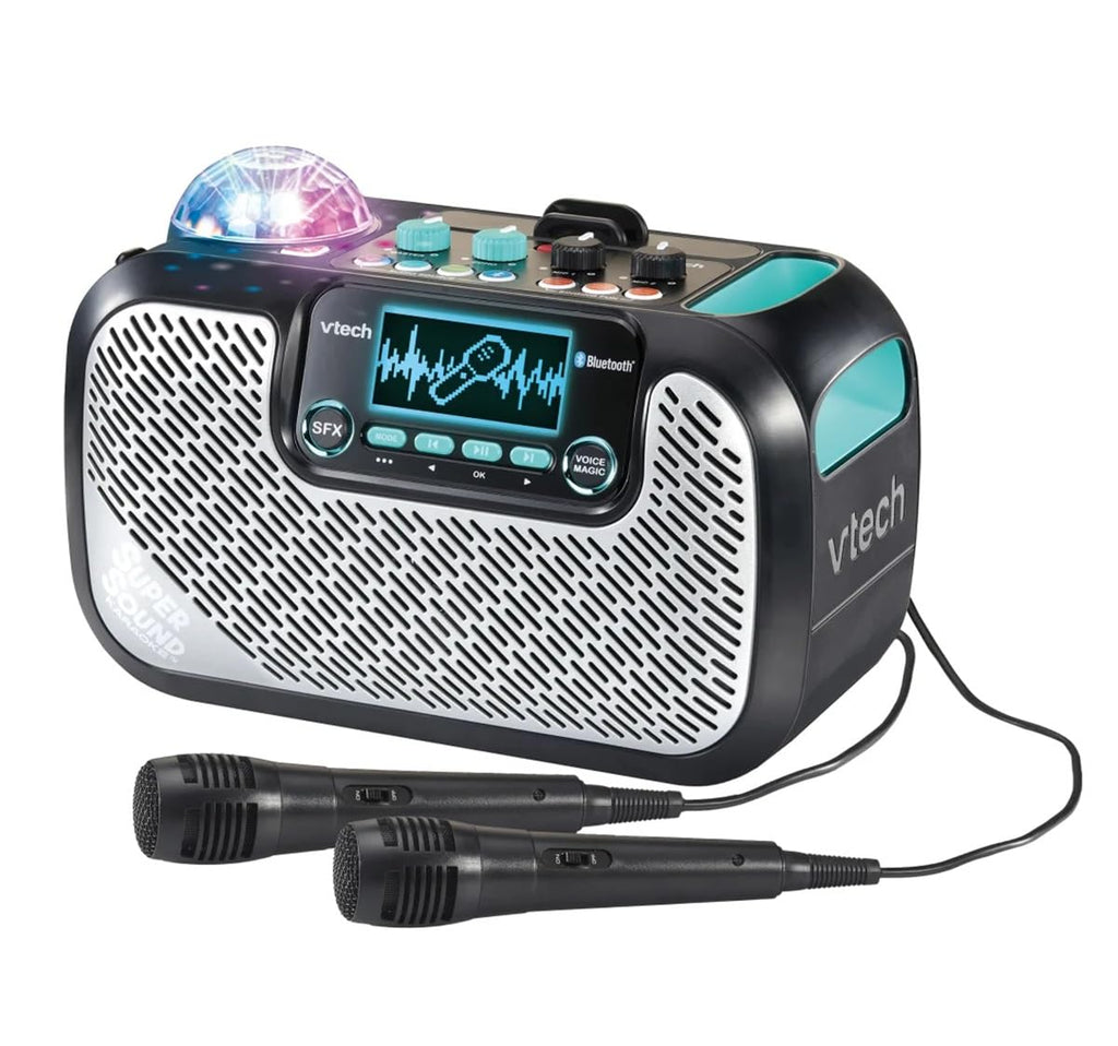 VTech Super Sound Karaoke Machine with Bluetooth and 2 Microphones