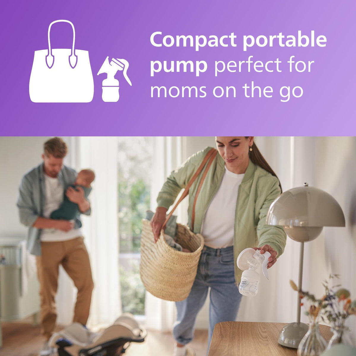 Philips Avent Manual Breast Pump with Natural Motion Technology (SCF430/03)