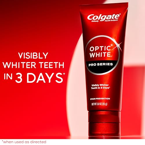 Colgate Optic White Pro Series Stain Prevention Toothpaste, 3 oz, 3-Pack