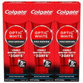 Colgate Optic White Pro Series Stain Prevention Toothpaste, 3 oz, 3-Pack