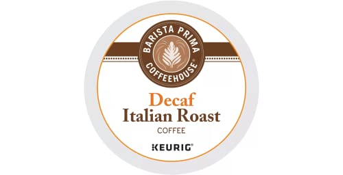 Barista Prima Coffeehouse Italian Roast Decaf K-Cup Pods, 96 Count