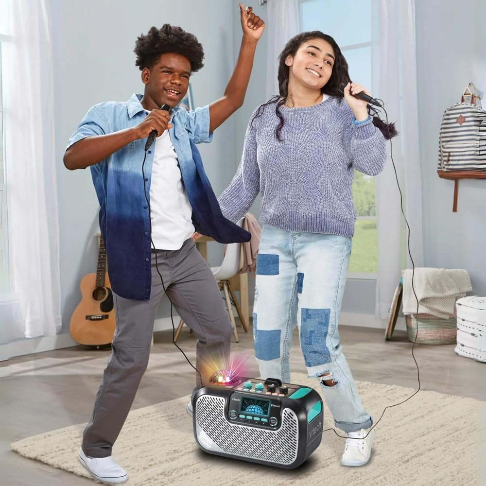 VTech Super Sound Karaoke Machine with Bluetooth and 2 Microphones