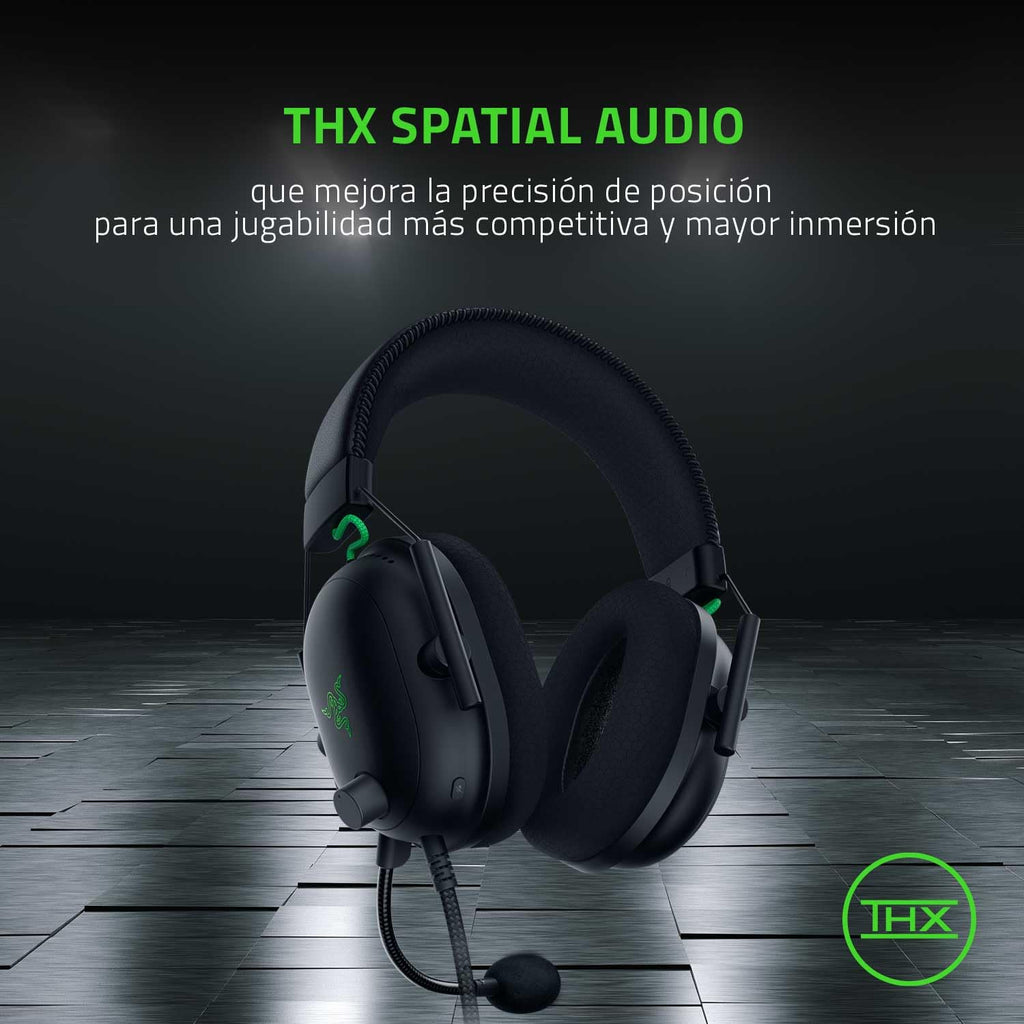 Razer BlackShark V2 Gaming Headset with THX 7.1 Spatial Surround, Black