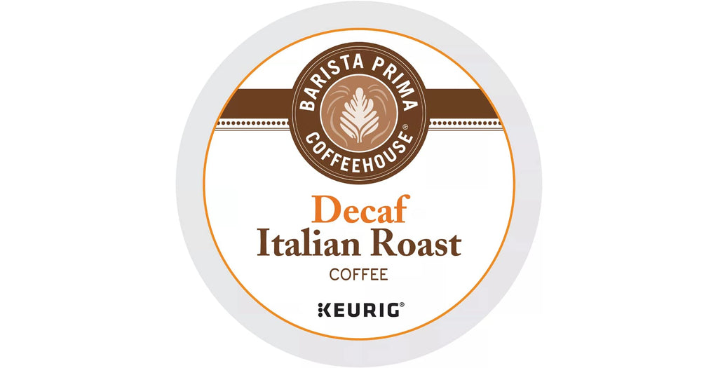 Barista Prima Coffeehouse Italian Roast Decaf K-Cup Pods, 96 Count