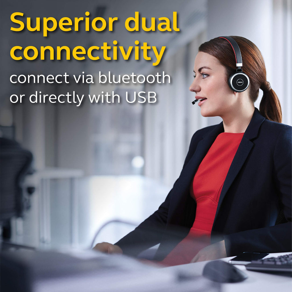 Jabra Evolve 65 SE Wireless Stereo Headset, Microsoft Teams