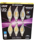 FEIT LED CHANDELIER 6PK 1200264