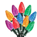 SYLVANIA Stay-Lit Platinum LED C9 Multicolor Christmas Lights, 2 Strings of 50