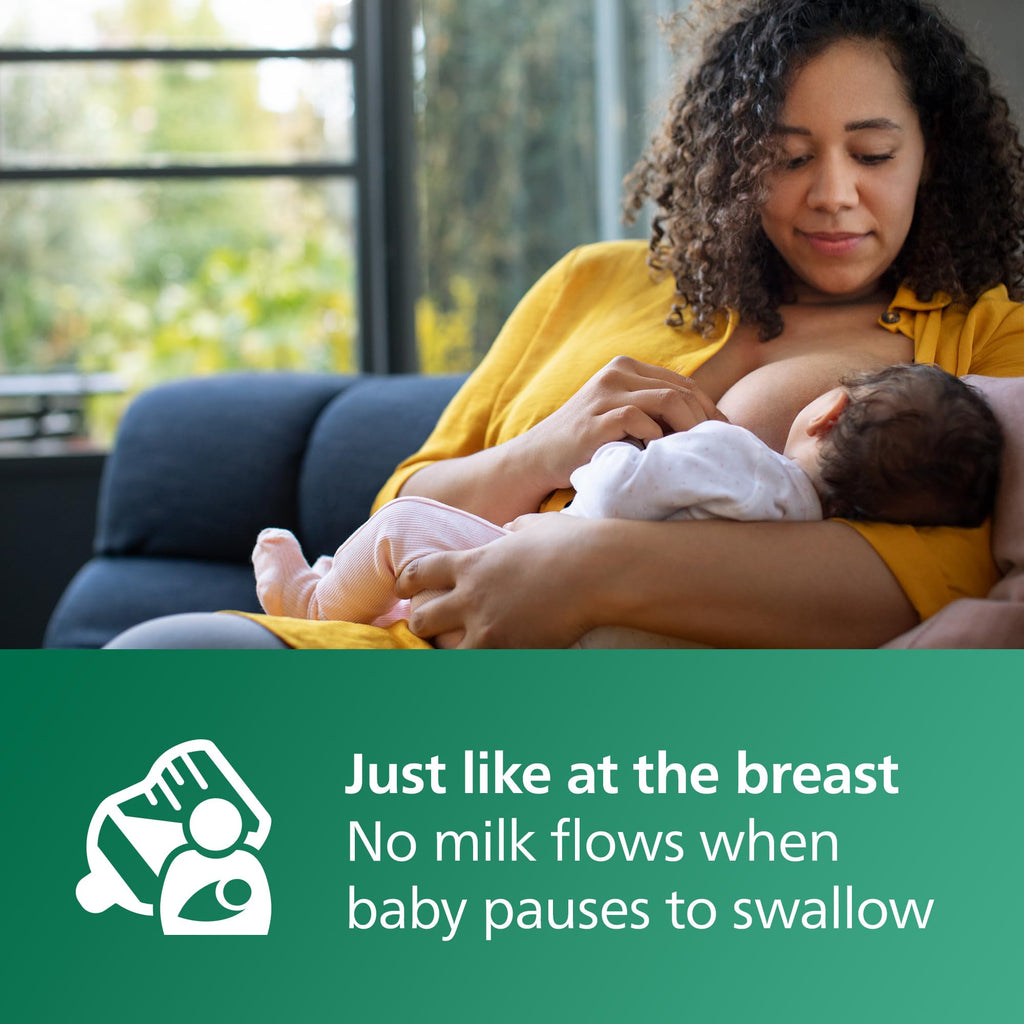 Philips Avent Natural Glass Baby Bottle, 8 oz, Medium Flow, 4-Pack (SCY913/04)
