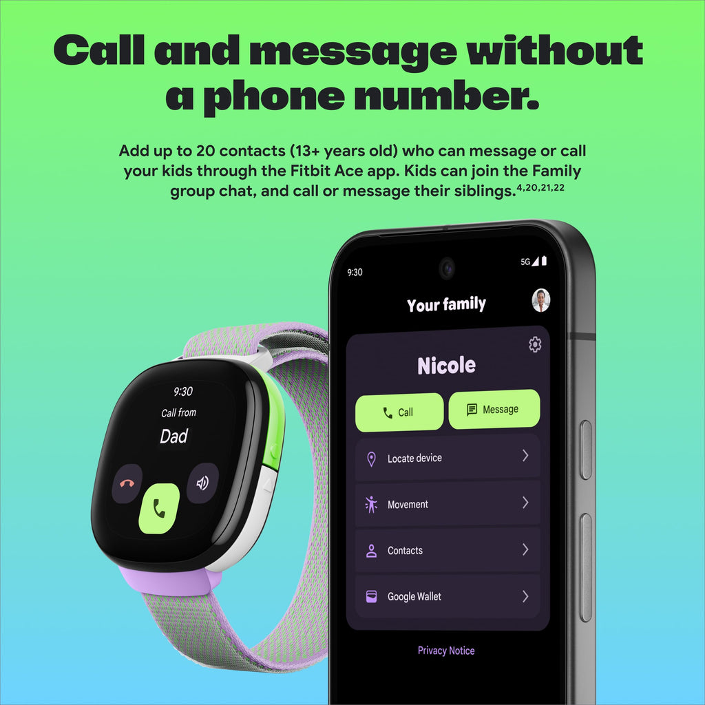 Google Fitbit Ace LTE Kids Smartwatch