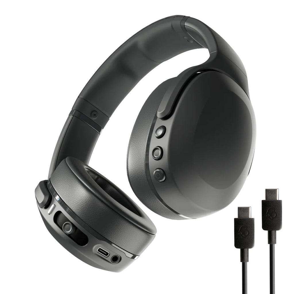Skullcandy Crusher Evo Wireless Over-Ear Headphones, True Black