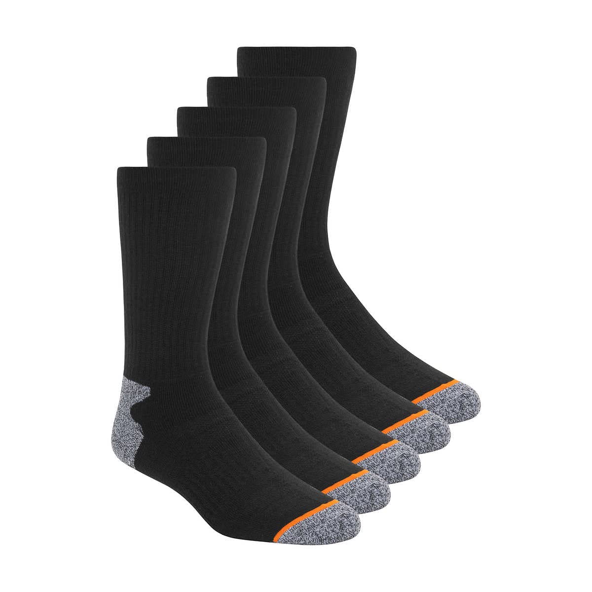 Weatherproof Vintage Men's Wool Blend Crew Socks, 5-Pair