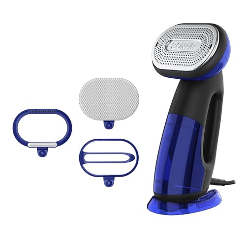 Conair Turbo ExtremeSteam 2-in-1 Handheld Steamer and Iron, 1875W, Black/Blue