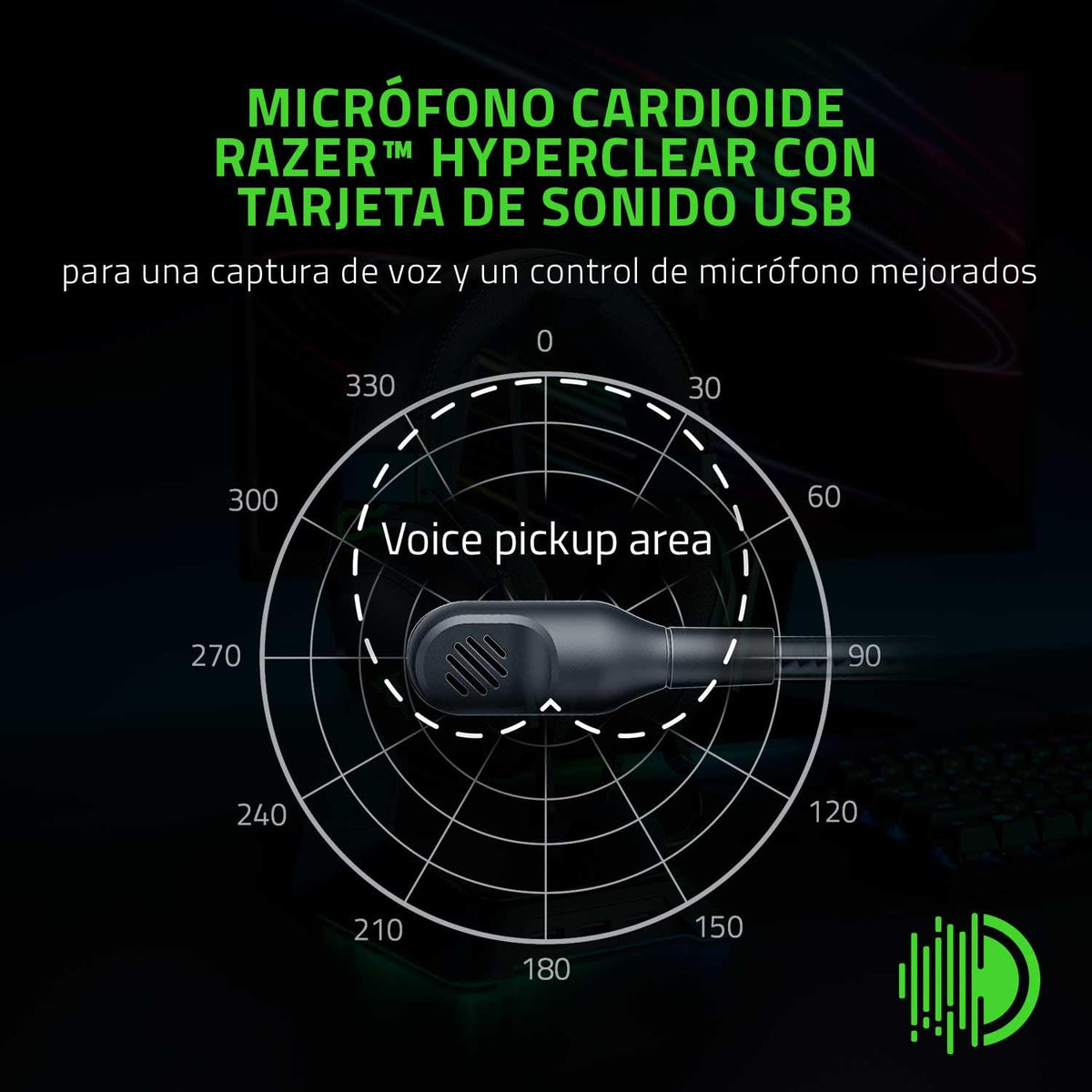 Razer BlackShark V2 Gaming Headset with THX 7.1 Spatial Surround, Black