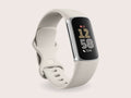 Fitbit Charge 6 Fitness Tracker, Porcelain/Silver
